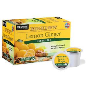 Lemon Ginger Herbal Tea K-Cup? Pods 12 Count
